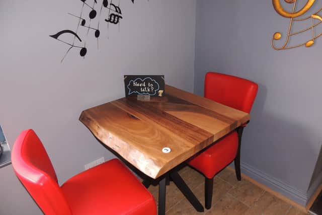 The Need To Talk table created at Tablez bistro. EMN-210517-171859001