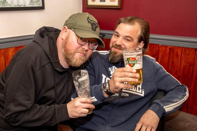 Customers enjoying food and drink at pubs and restaurants in Louth. (All photos: John Aron).