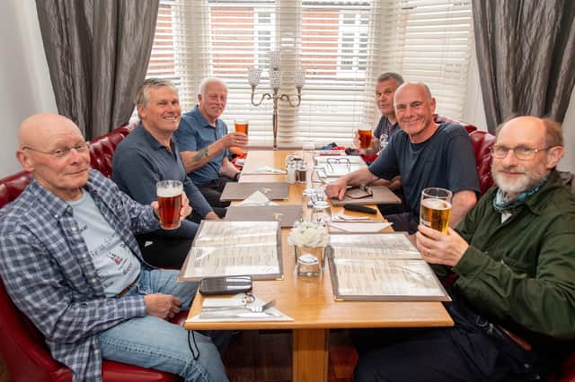 Customers enjoying food and drink at pubs and restaurants in Louth. (All photos: John Aron).