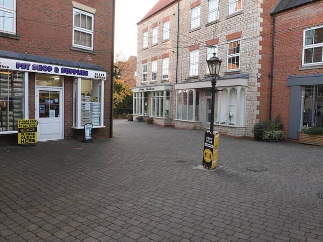 Sleaford during the second national lockdown. EMN-210518-105235001