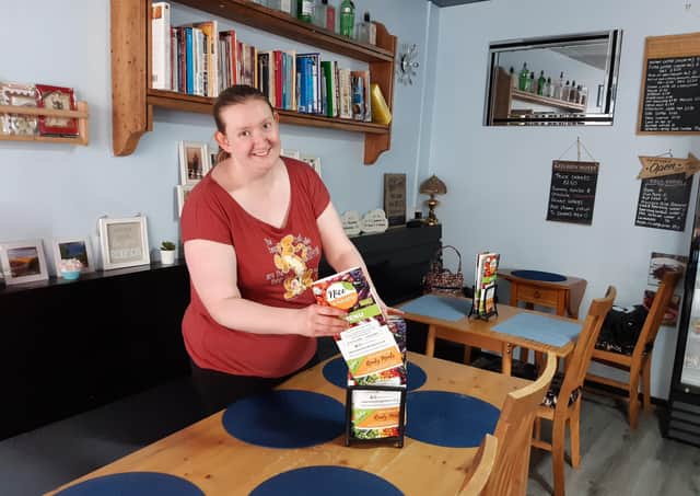 Nice & Naughty Cafe Bistro owner Nichola Brooksbank took the downtime to refresh the premises and is pleased to now be able to welcome back her customers EMN-210518-104513001