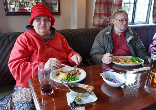 Dining is back on the menu for Ann and Tony Lumb at the Aston Arms EMN-210518-104524001