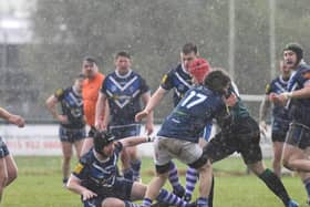 Match action. Photo: Shaun Hardwick