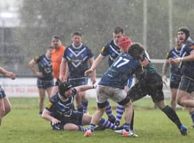 Match action. Photo: Shaun Hardwick