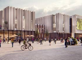 Concept art of the new market site in Scunthorpe High Street. EMN-210519-155905001