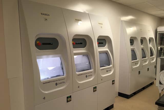 Some of the new endoscopy equipment at Lincolnshire's hospitals. EMN-210519-122905001