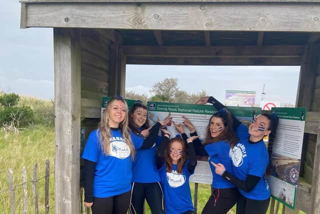 On their way to Skegness - the Miles for Minds team.