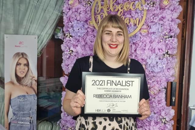 Rebecca Banham has been shortlisted for the British Hair and Beauty Awards.