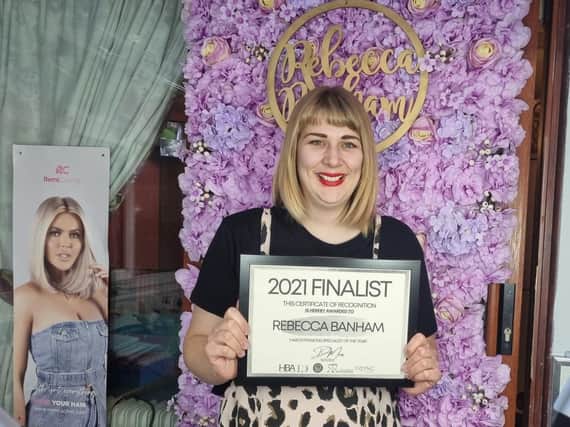 Rebecca Banham has been shortlisted for the British Hair and Beauty Awards.