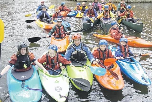 Slea Paddlers lead Canoe England's Go Paddling Day on the River Slea.
