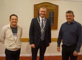 From left: Town Clerk Carl Thomas, Caistor Mayor Jon Wright and deputy mayor Steve Critten EMN-210521-071133001