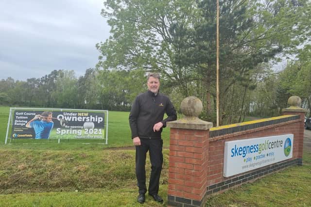 Business manager for Coastfield Leisure David Honman looking forward to welcoming golfers to their new venture at Skegness Golf Centre.