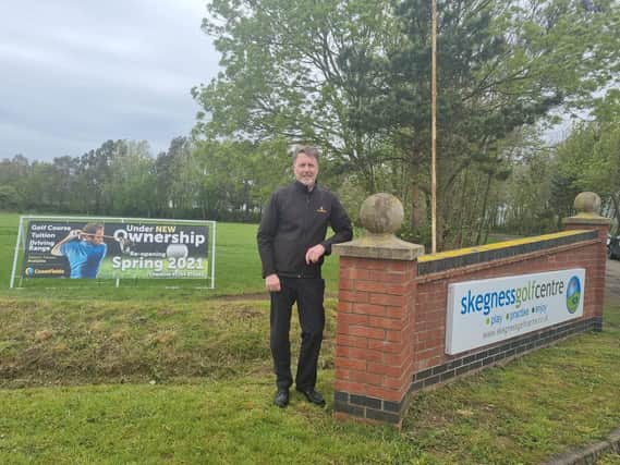 Business manager for Coastfield Leisure David Honman looking forward to welcoming golfers to their new venture at Skegness Golf Centre.