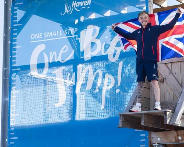 Olympic gymnast Nile Wilson has officially opened a new adventure village in Mablethorpe.
