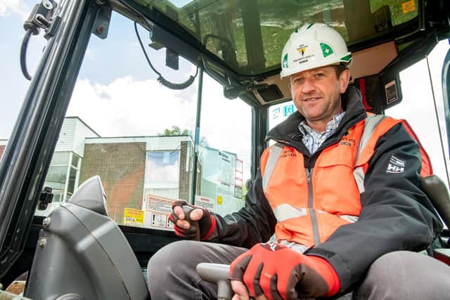 Neil Truelove, site manager from Willmot Dixon. All pictures: John Aron Photography