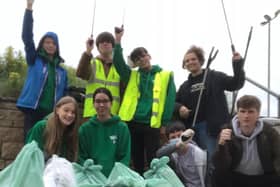 In the bags - rubbish collected from the beach during the Skegness effort in the Million Mile Clean.