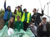 In the bags - rubbish collected from the beach during the Skegness effort in the Million Mile Clean.
