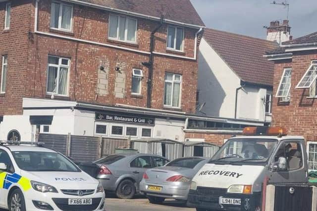 Scene of the attempted murder in Skegness.