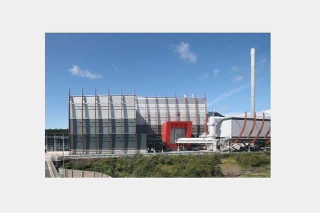 An image of a typical energy from waste facility.