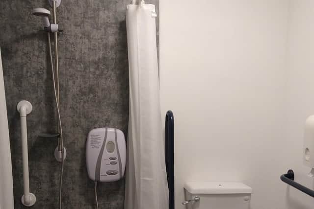 Some of the adapted facilities at Hope House.