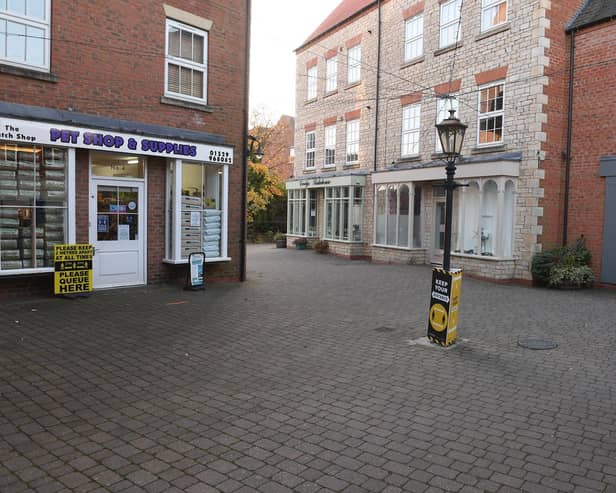 Millstream Square in Sleaford. EMN-210518-105235001