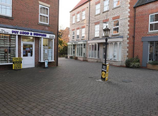 Millstream Square in Sleaford. EMN-210518-105235001