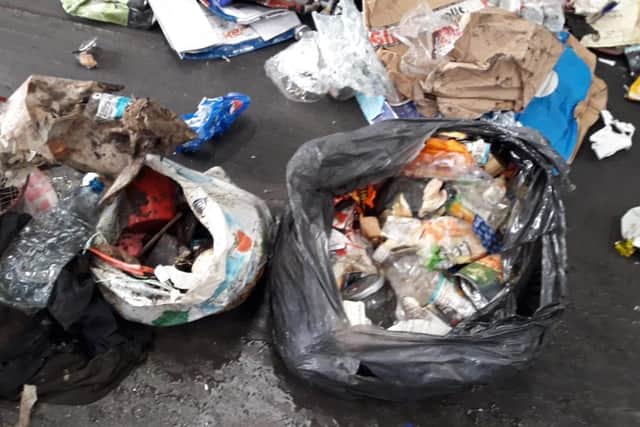 Rubbish contamination found in blue bin