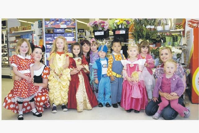 Eslaford Nursery fundraising at Sainsbury's.