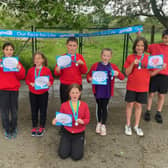 Pupils at St Andrew's School, Leasingham ran the Race For Life. EMN-210527-164423001