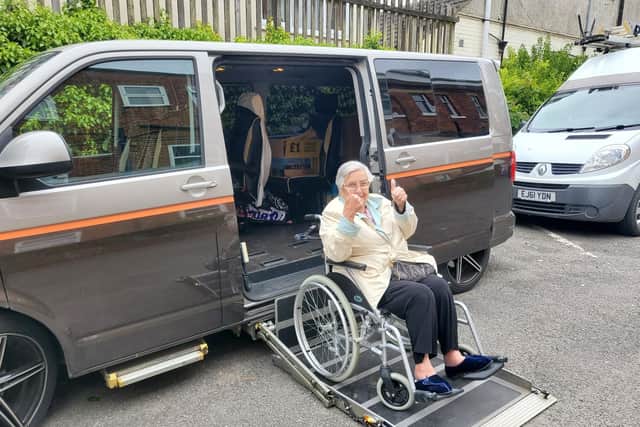 Doreen's day out from Syne Hills Care Home.