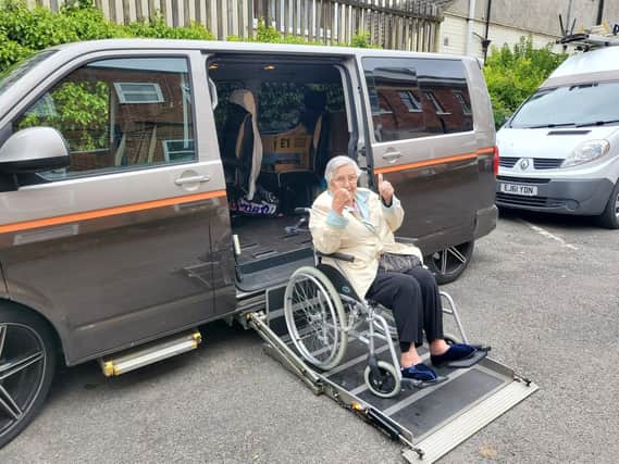 Doreen's day out from Syne Hills Care Home.
