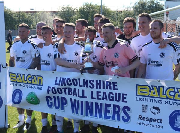 Nunsthorpe celebrate. Photo: Oliver Atkin