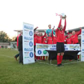 Tetney celebrate! Photo: Oliver Atkin