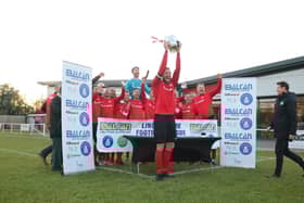 Tetney celebrate! Photo: Oliver Atkin