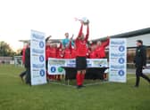 Tetney celebrate! Photo: Oliver Atkin