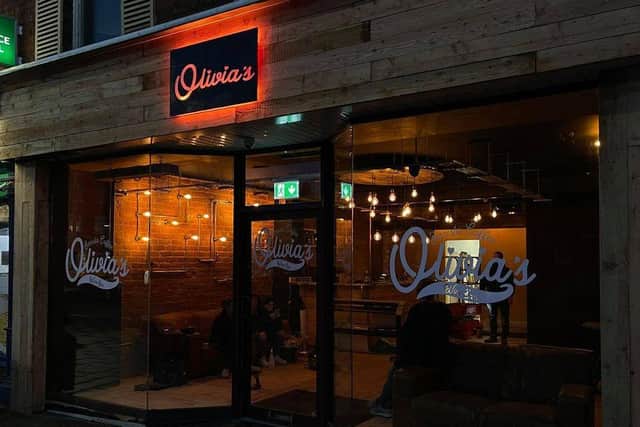 Olivia's Coffee and Wine Bar on Roman Bank, Skegness.