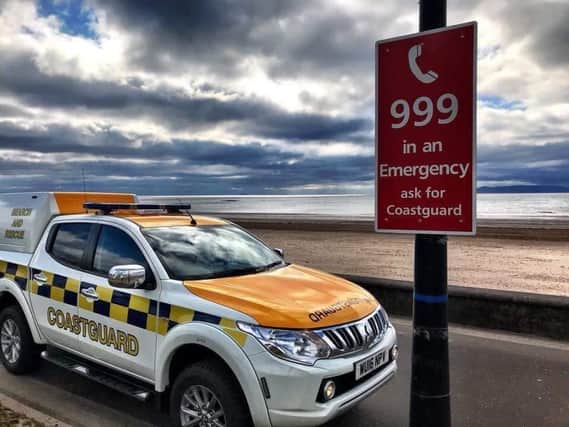 Call 999 and ask for the coastguard in an emergency.