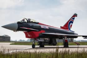 The Union Jack design was unveiled on Friday, May 28 . Copyright: Sergeant Paul Oldfield, RAF.