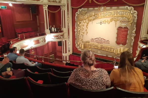 Socially distanced at Lincol New Theatre Royal EMN-210531-132159001