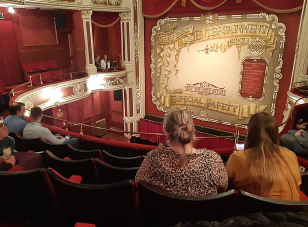 Socially distanced at Lincol New Theatre Royal EMN-210531-132159001