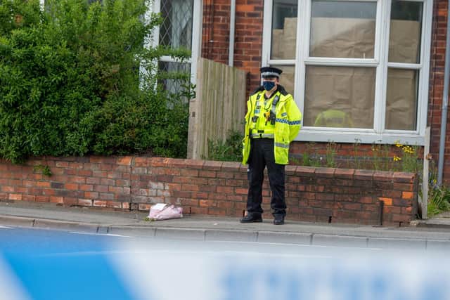 Police have launched a murder investigation. Photo: John Aron.