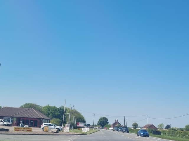Heavy traffic heading to the coast.