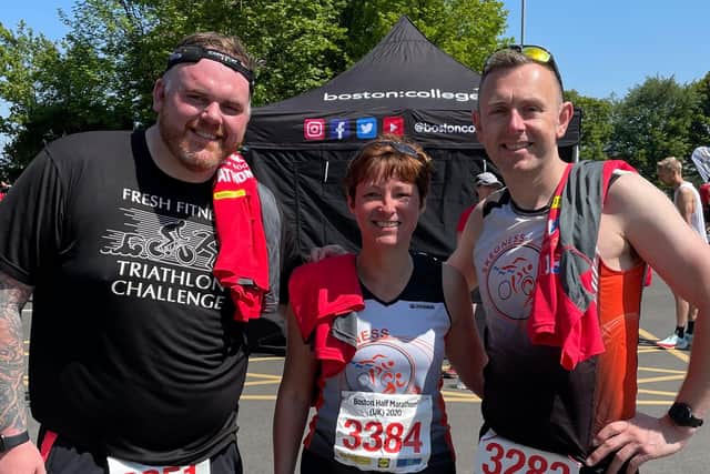 Paul Harvey, Sandra Watson and Lee St Quinton.