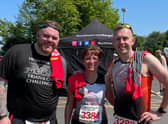 Paul Harvey, Sandra Watson and Lee St Quinton.