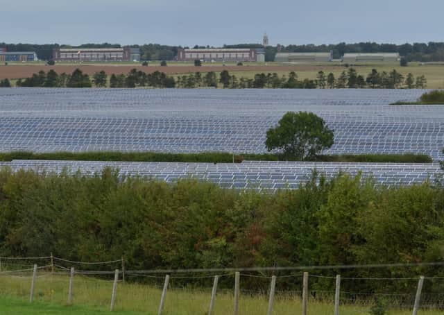 A solar farm, similar to this one at North Rauceby, is planned for land between Walcot, Newton and Pickworth. EMN-210315-155925001
