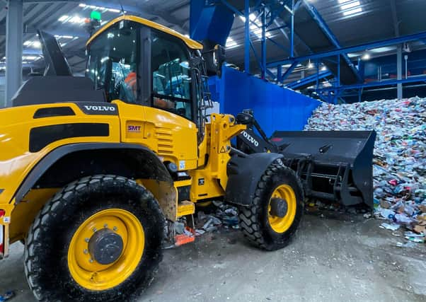 The new mixed dry recycling site at Barkston Heath is now operational.