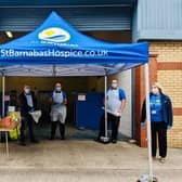 St Barnabas Hospice's recent donation drive.