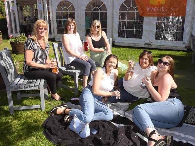 L-R Back L-R Tracey Endley, Debbie Pinfold, Sharon Anderson. Front L-R Lieouni Gray, Lynne Anderson, Beth Anderson.