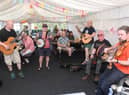 Micky McNulty and Friends at the Waggon and Horses fundraiser. Photo: