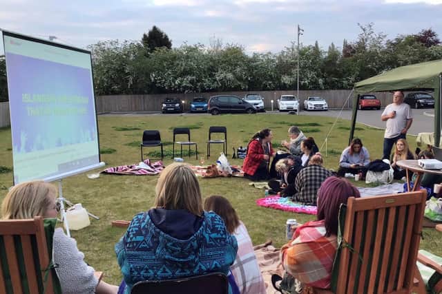 Cloverleaf Care Home in Lincoln enjoy a wellness day.